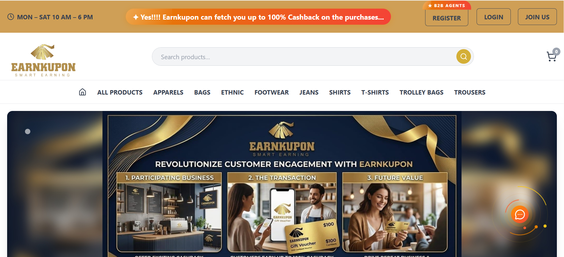 EarnKupon – AI-Powered Coupon Redemption Dashboard with E-Commerce Integration